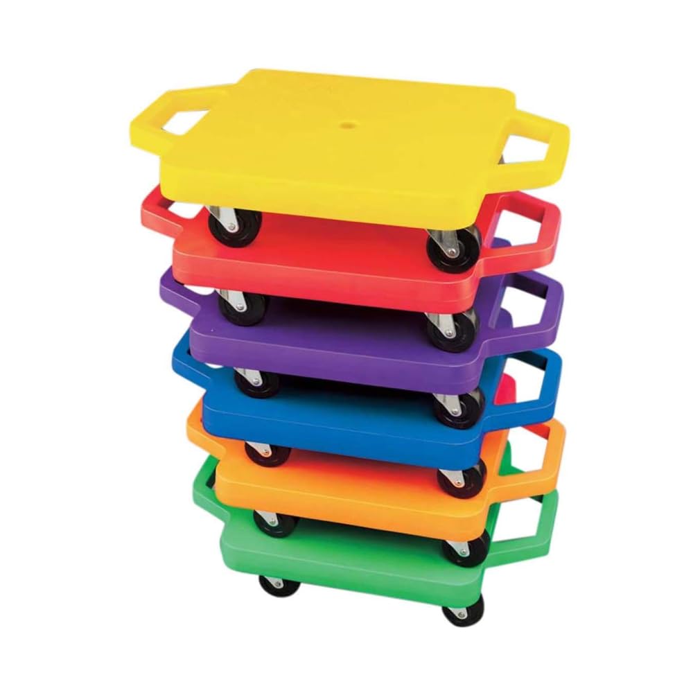 16" Scooters. Set of 6 Different Colored Scooters with Smooth Rolling