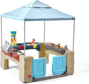 All Around Playtime Patio with Canopy Playset – Shaded Outdoor Playhouse for Kids