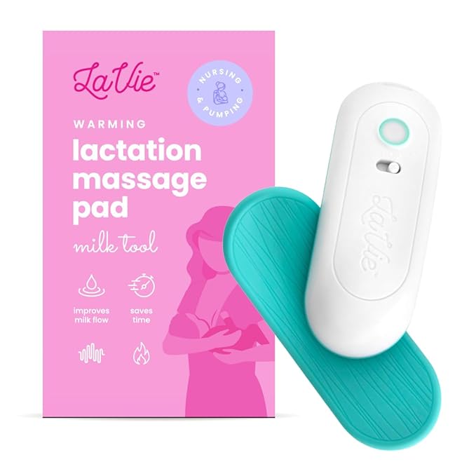 2-in-1 Warming Lactation Massager, 2 Pack, Heat and Vibration, Pumping and Breastfeeding