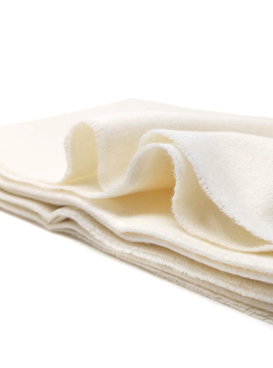 Baby Alpaca Throw Blanket 72x51 Inches Cloud