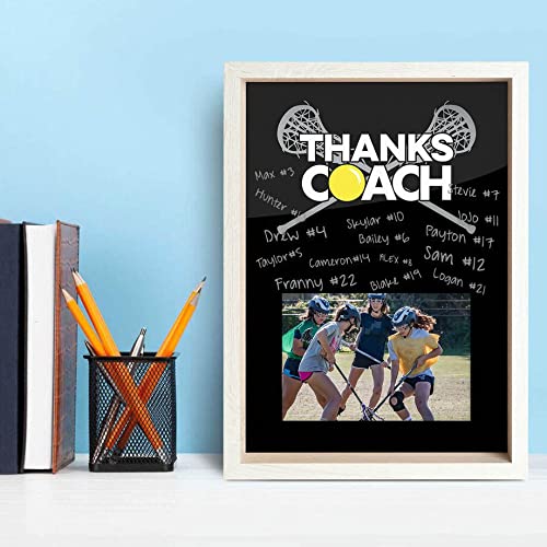 Premier Girls Lacrosse Photo Frame | Thanks Coach