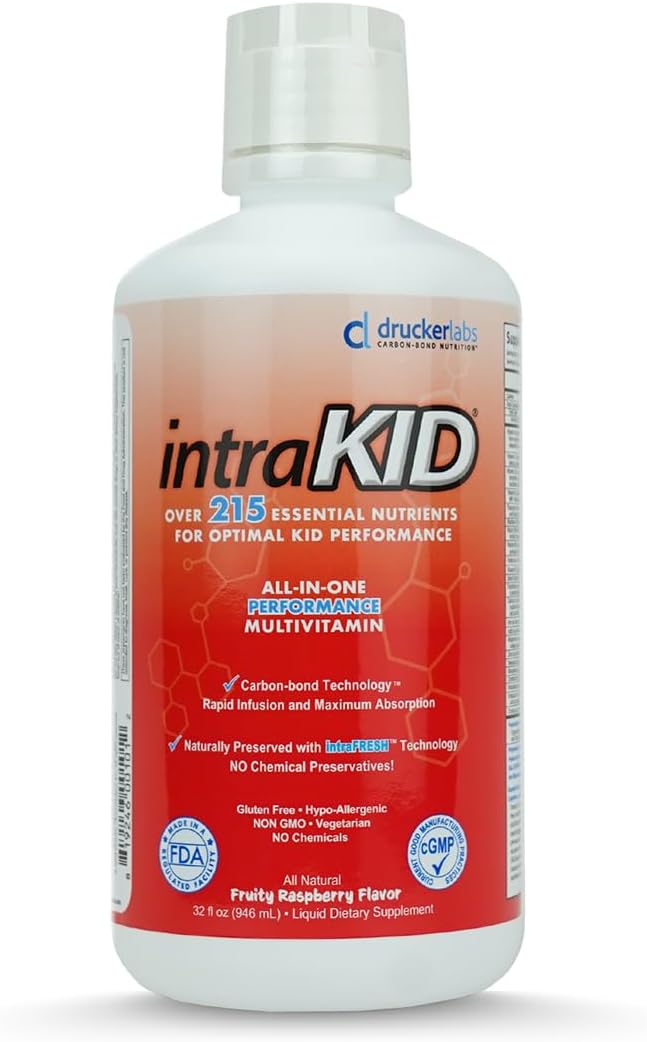 Drucker Labs Organic Liquid Multivitamin for Kids, Immune Support