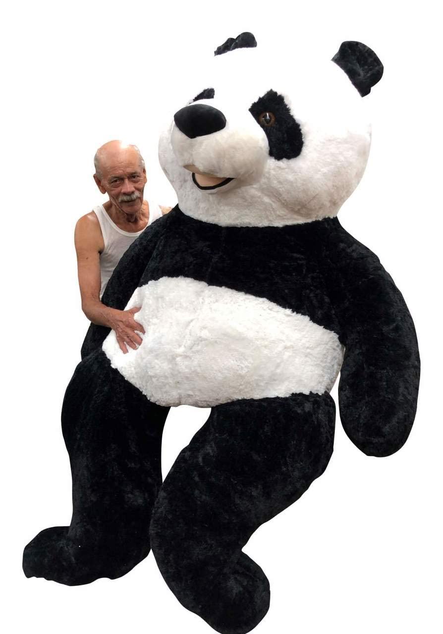 Giant Stuffed Panda 7 Feet Tall 84 Inches Soft 213 cm Huge Stuffed Animal
