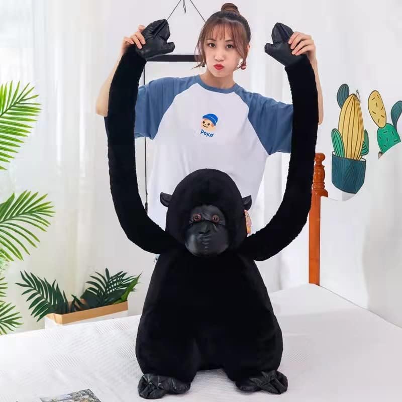 Plush Gorilla Stuffed Animal Huggable Gorilla Pillow Super Soft Plush Doll Animal