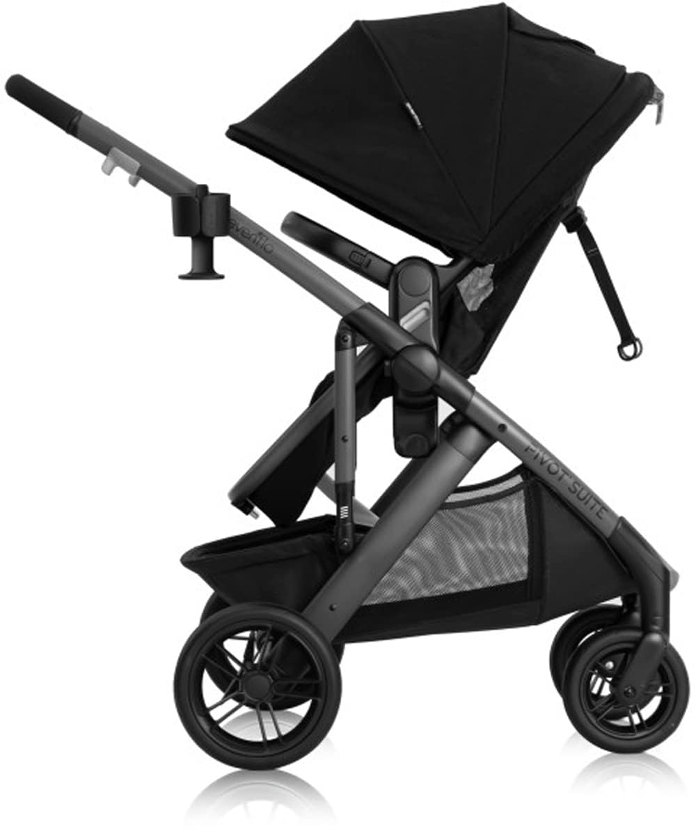 Pivot Suite Modular Travel System with LiteMax Infant Car Seat, Dunloe Black