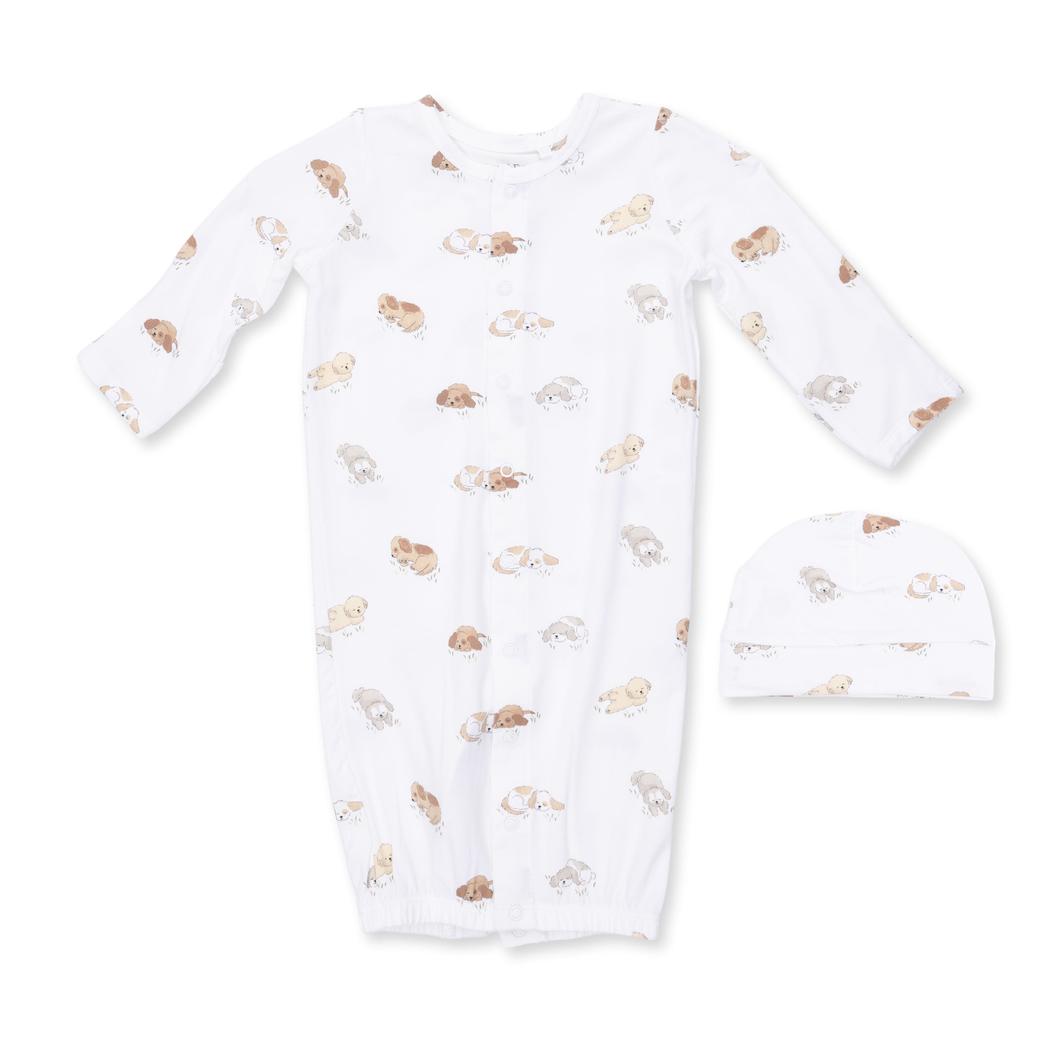 Puppy Snuggle Club - Convertible Gown and Beanie Hat