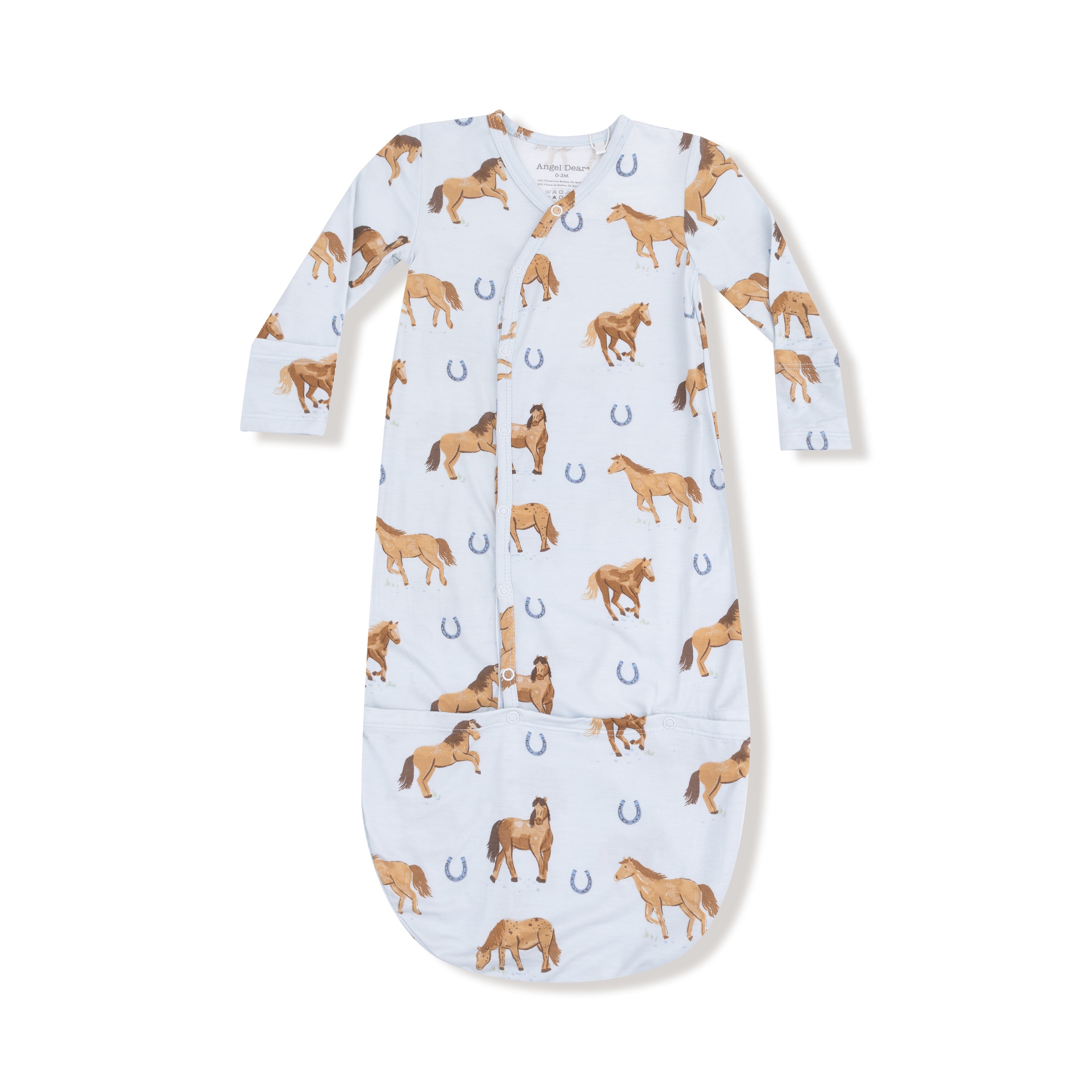 Horses - Blue - Bundle Gown