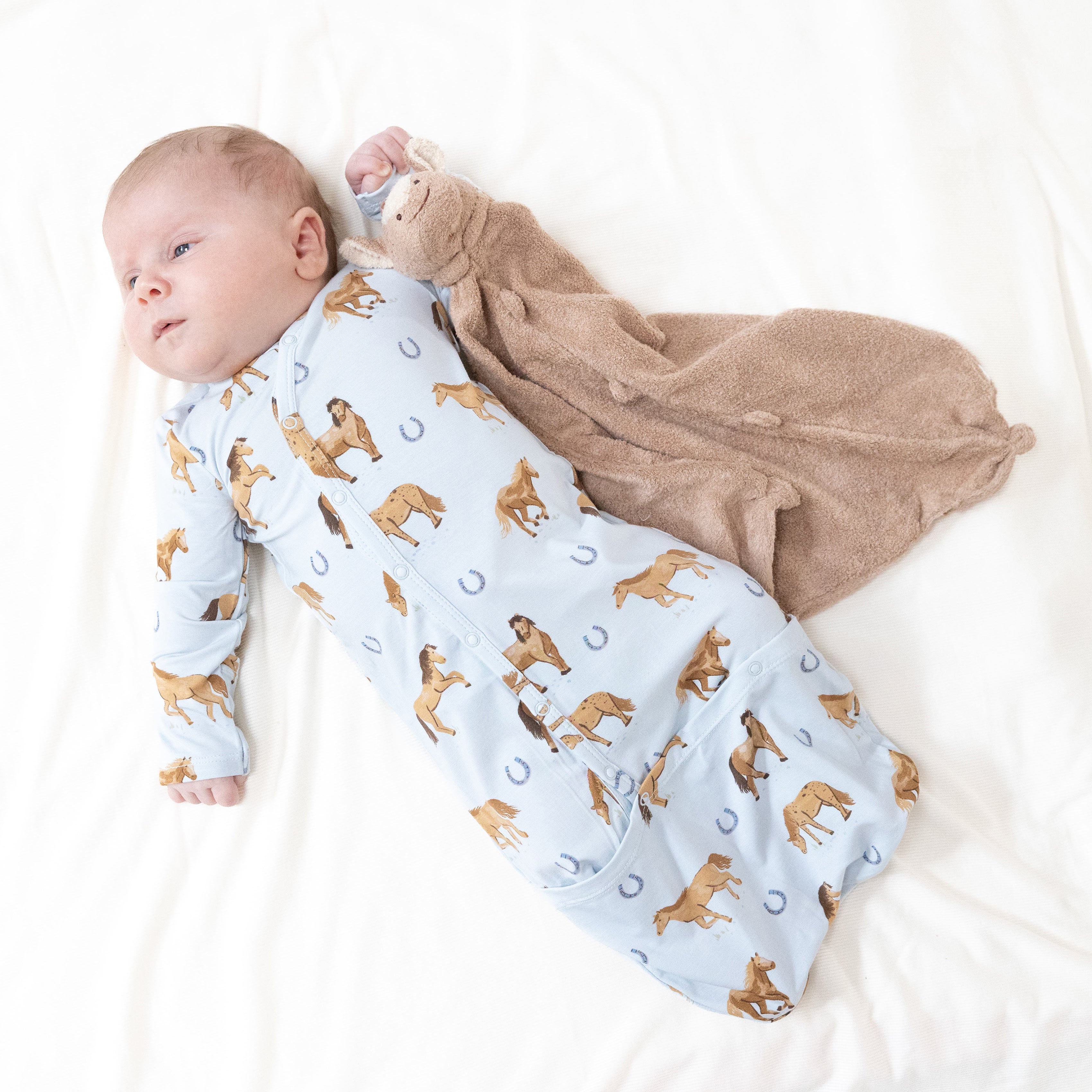 Horses - Blue - Bundle Gown