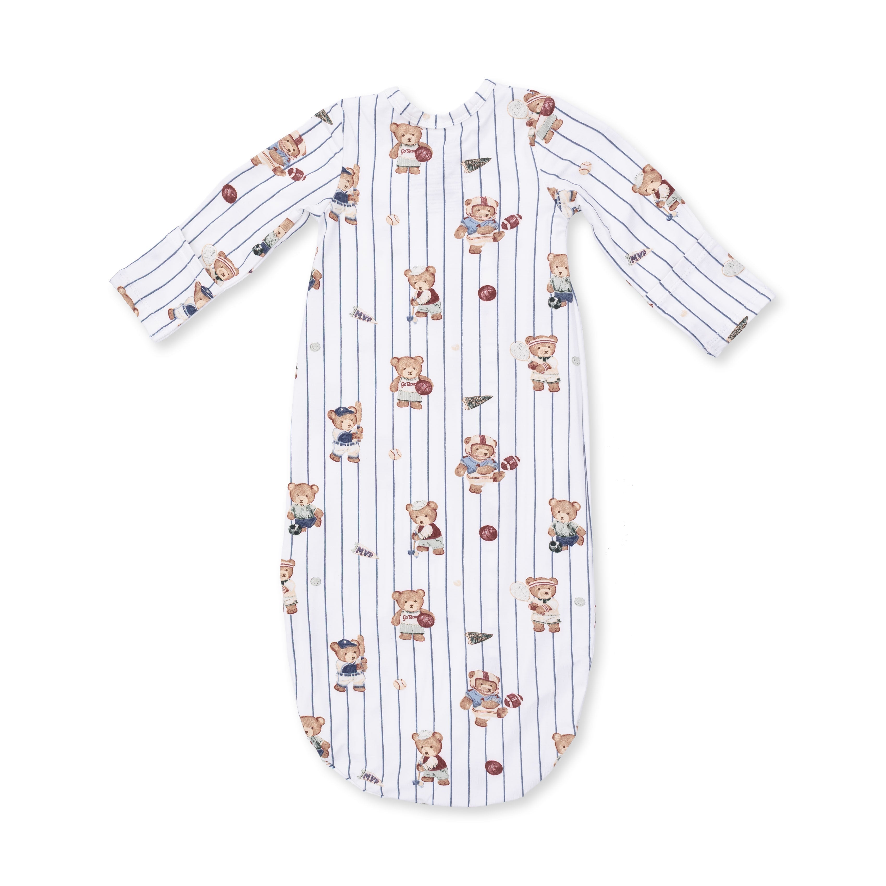 Mixed Sports Bears - Bundle Gown and Knotted Hat