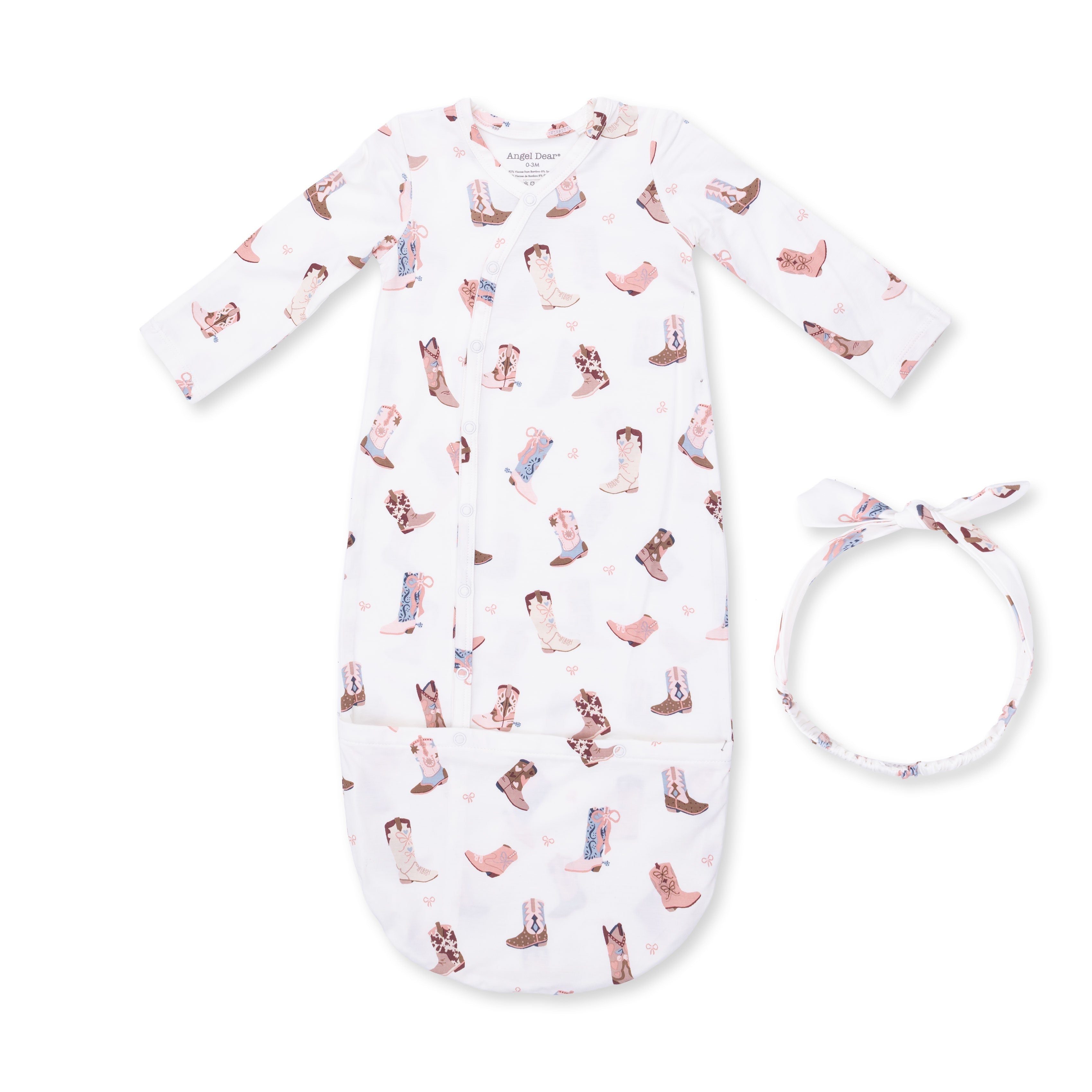 Buckarette Boots - Bundle Gown and Knot Headband