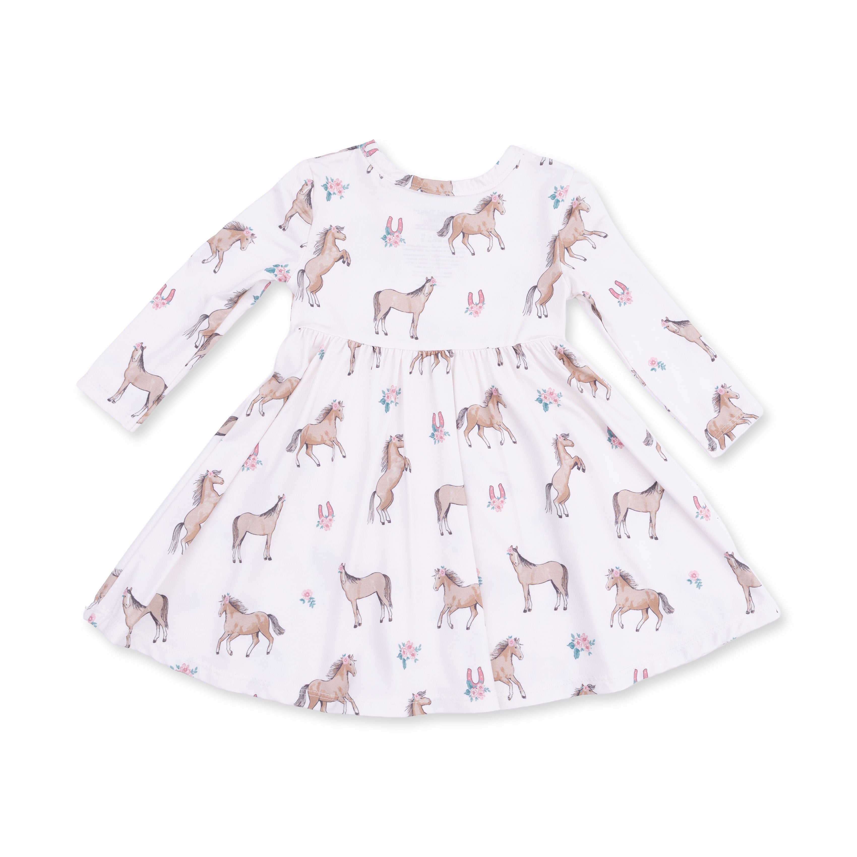 I Love Horses - Twirly Long Sleeve Dress