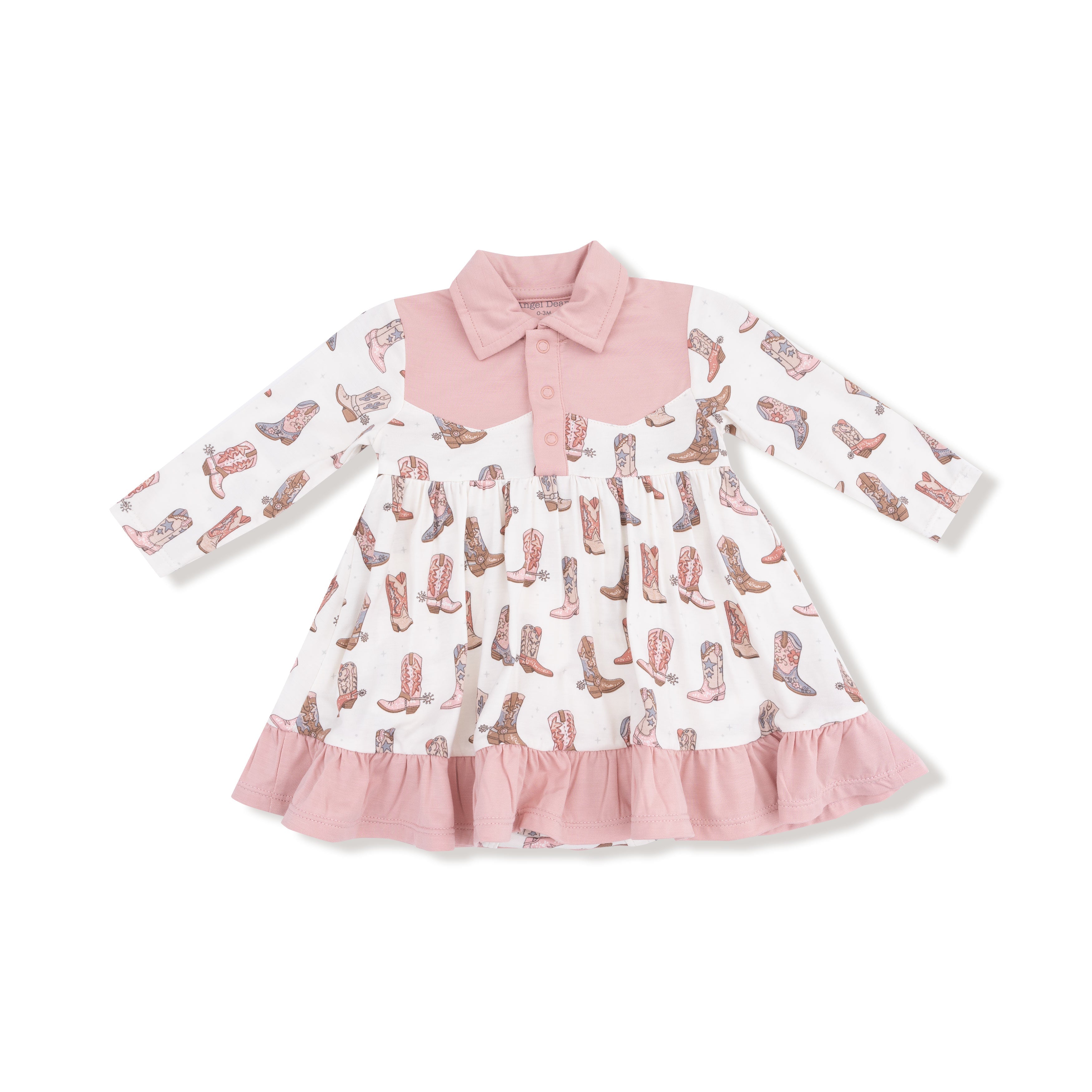 Future Cowgirl - Long Sleeve Cowgirl Bodysuit Dress