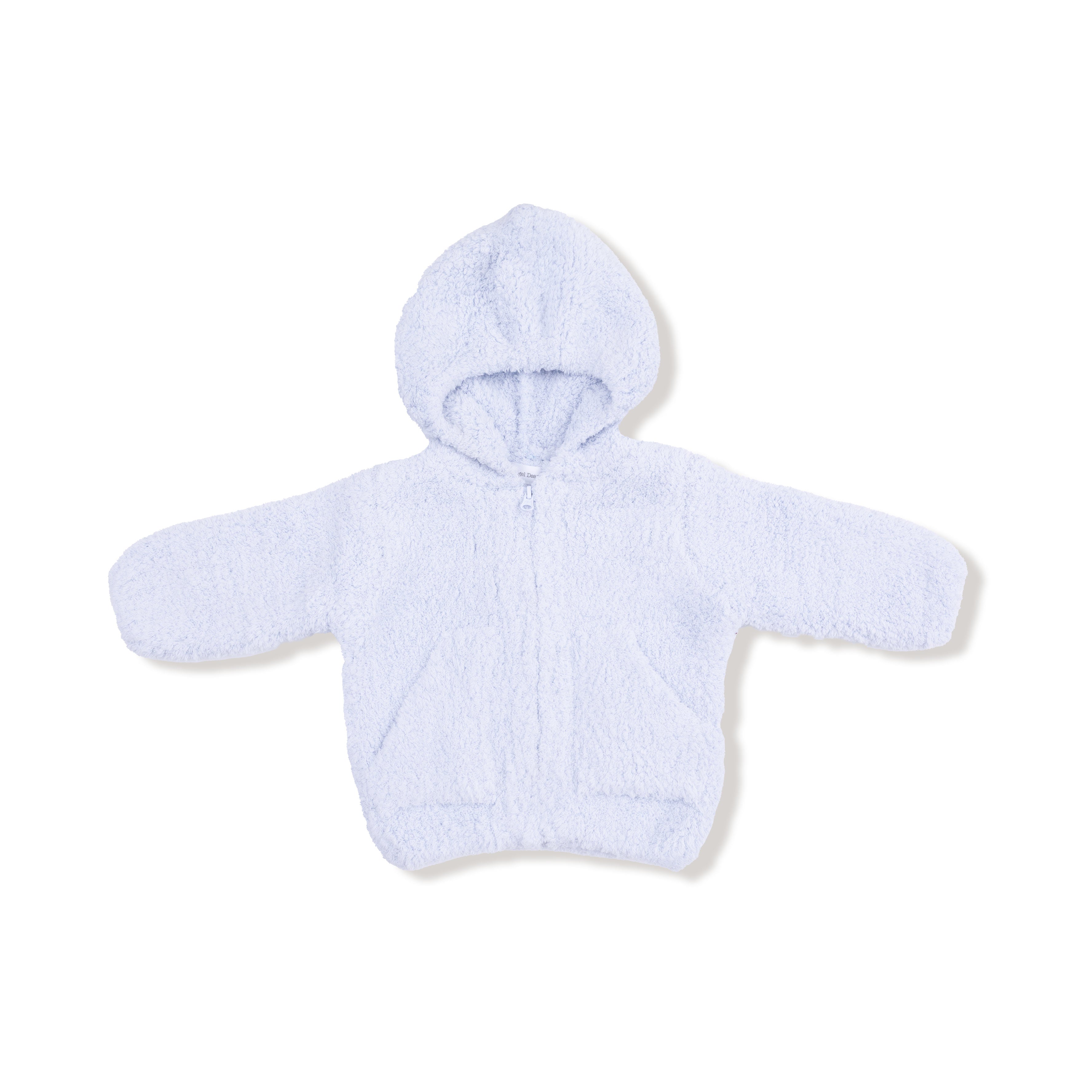 Chenille - Light Blue Hooded Jacket