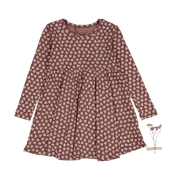 The Printed Long Sleeve Dress -  Rustic Floral