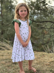 Wolf | Toddler Flutter Dress