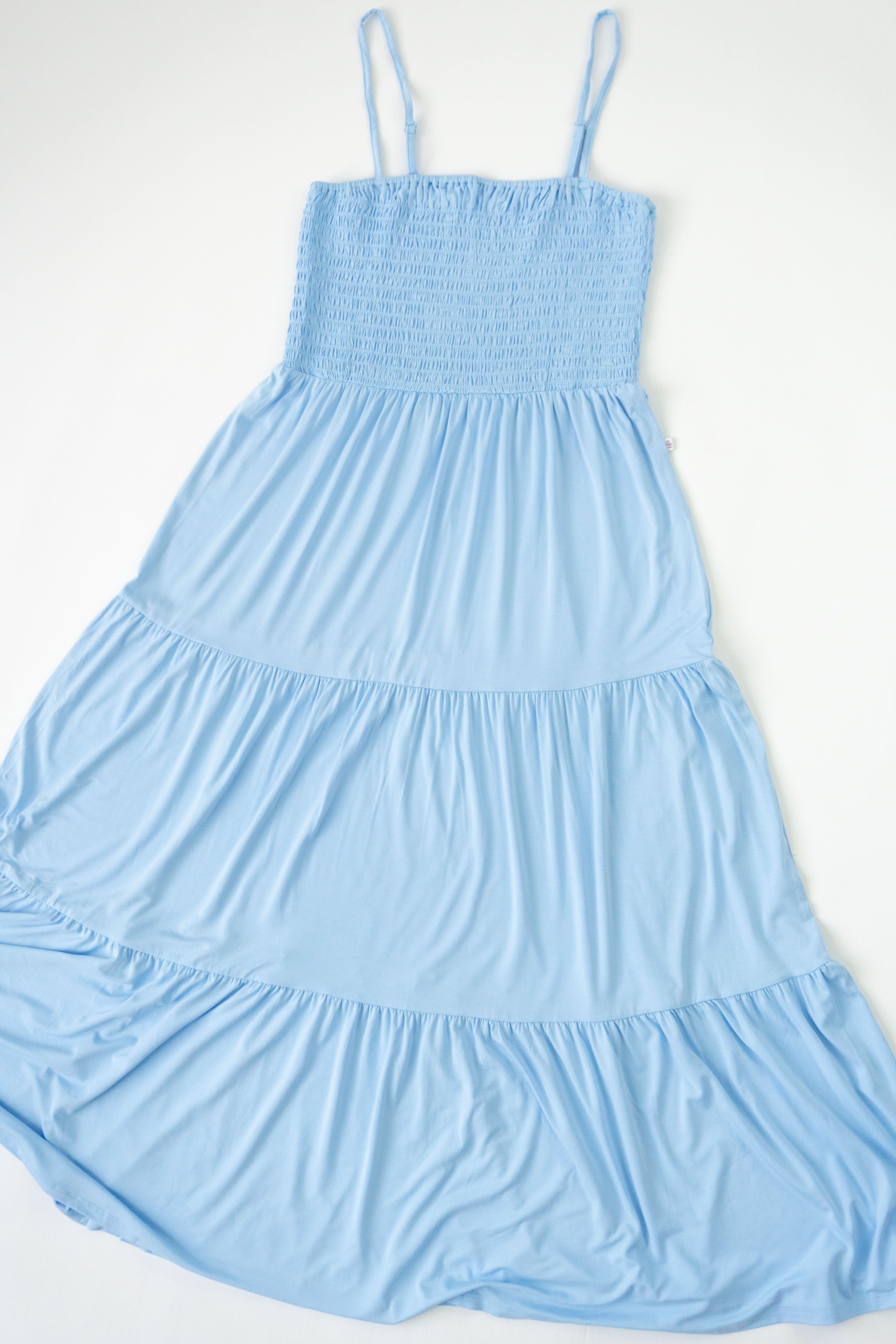 Sky | Adult Smocked Dress