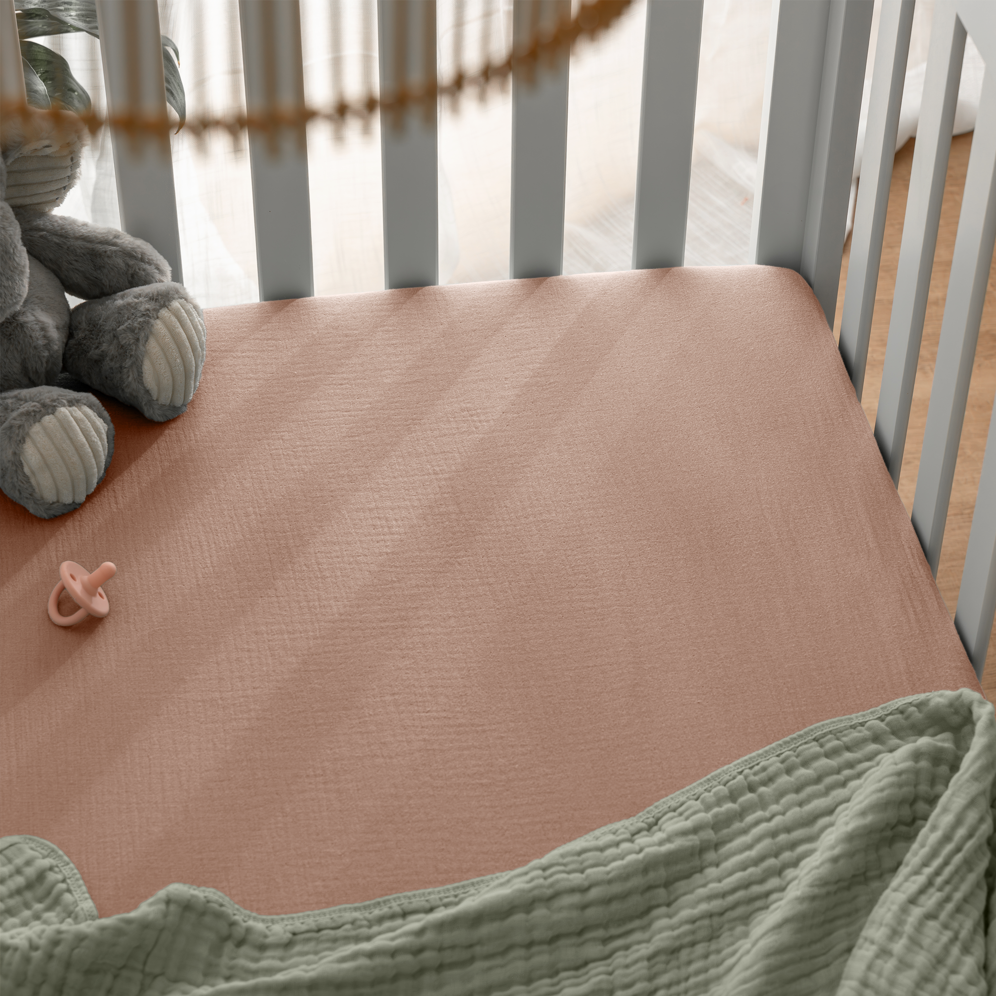 Muslin Fitted Crib Sheet