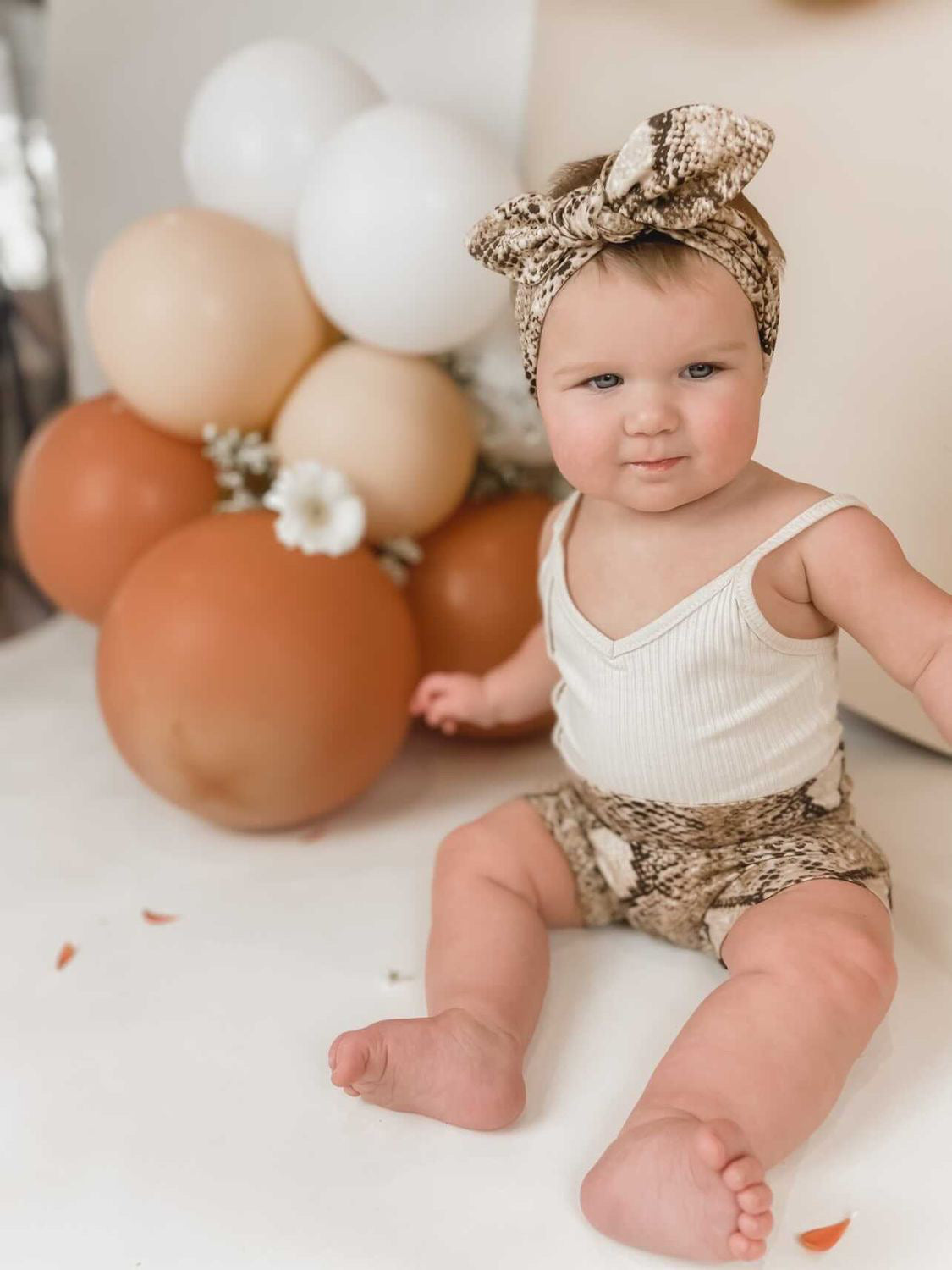 Tan Snake Print Bummies