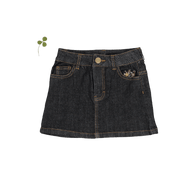 The Denim Skirt - Black