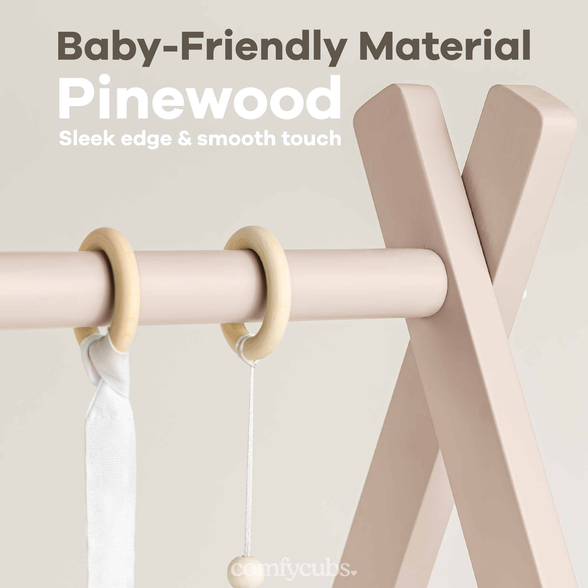 Baby Play Gym in Blush