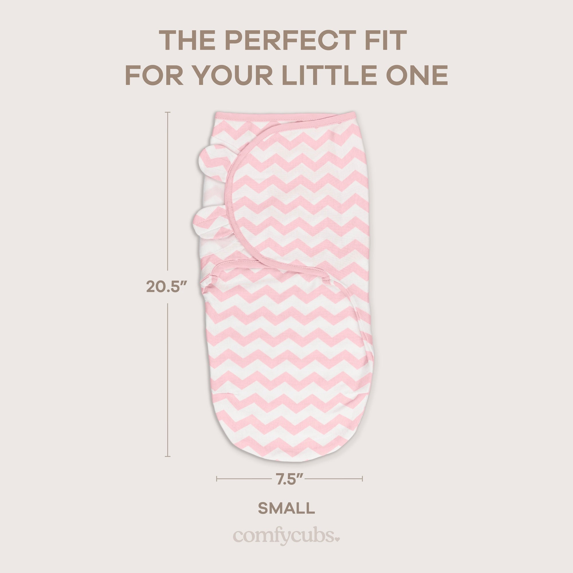Easy Swaddle Blankets in Pink, Pack of 3