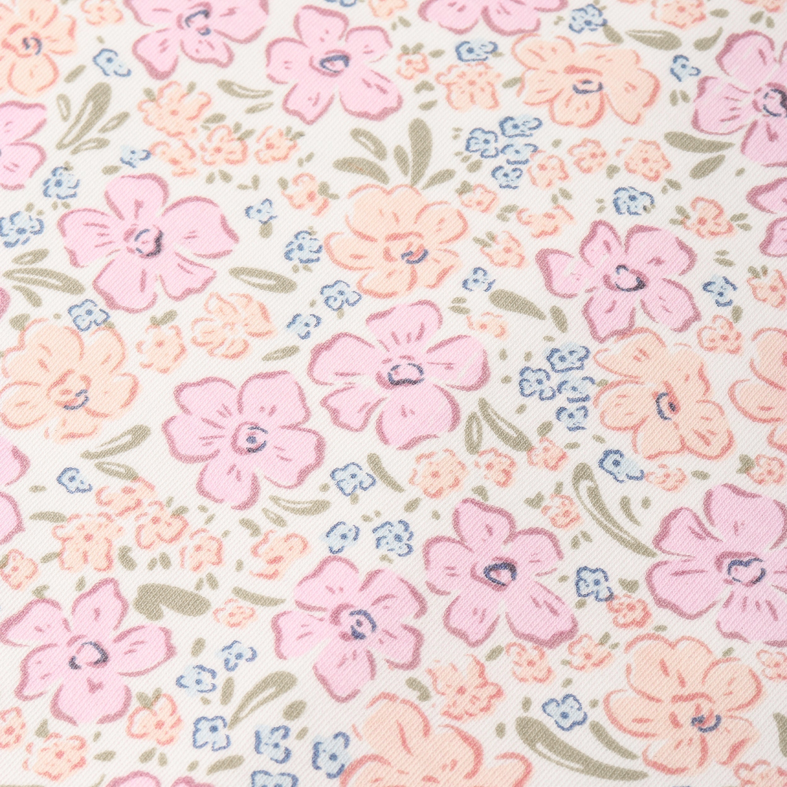 Organic Flutter Dress - Peony