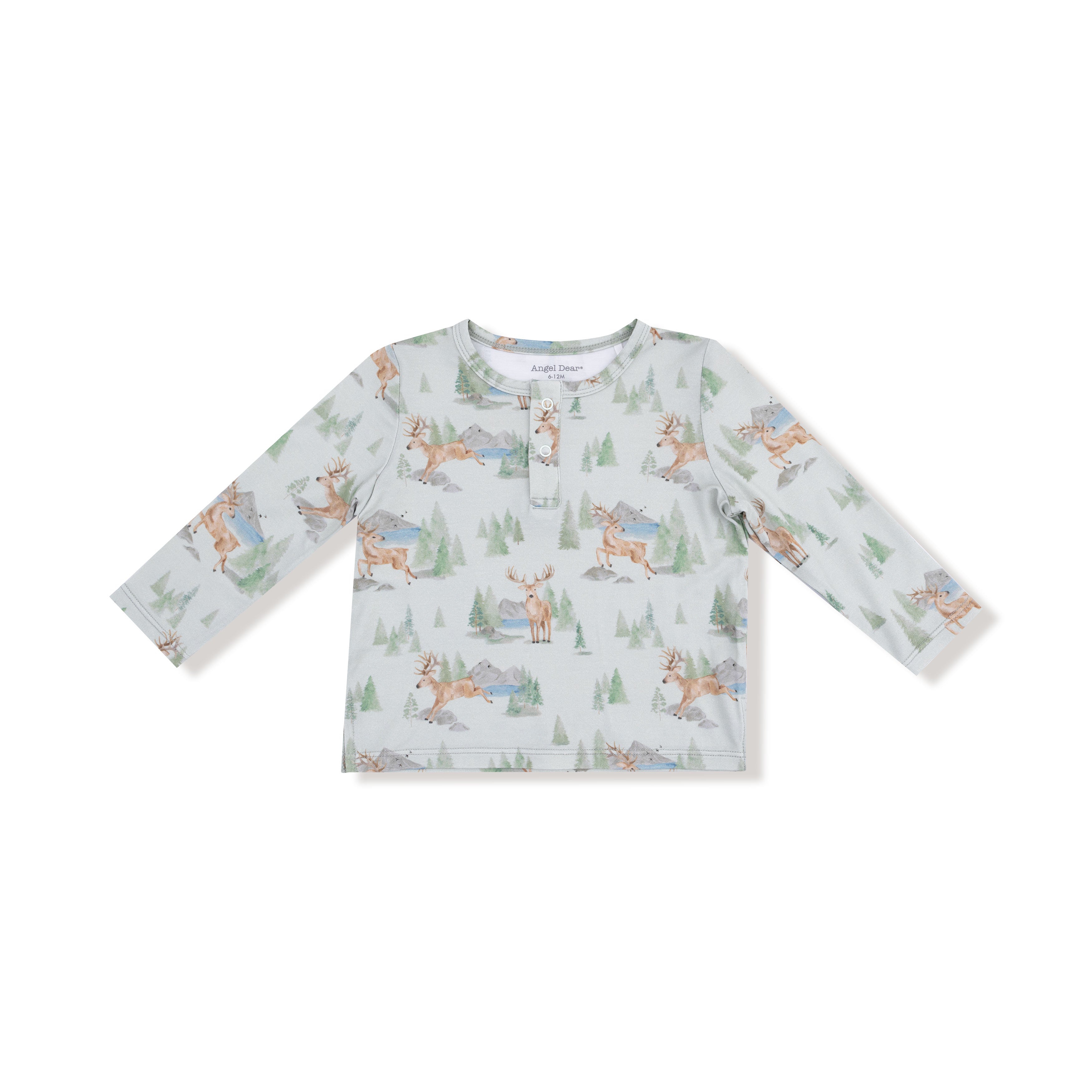 Buck Deer - Long Sleeve Henley