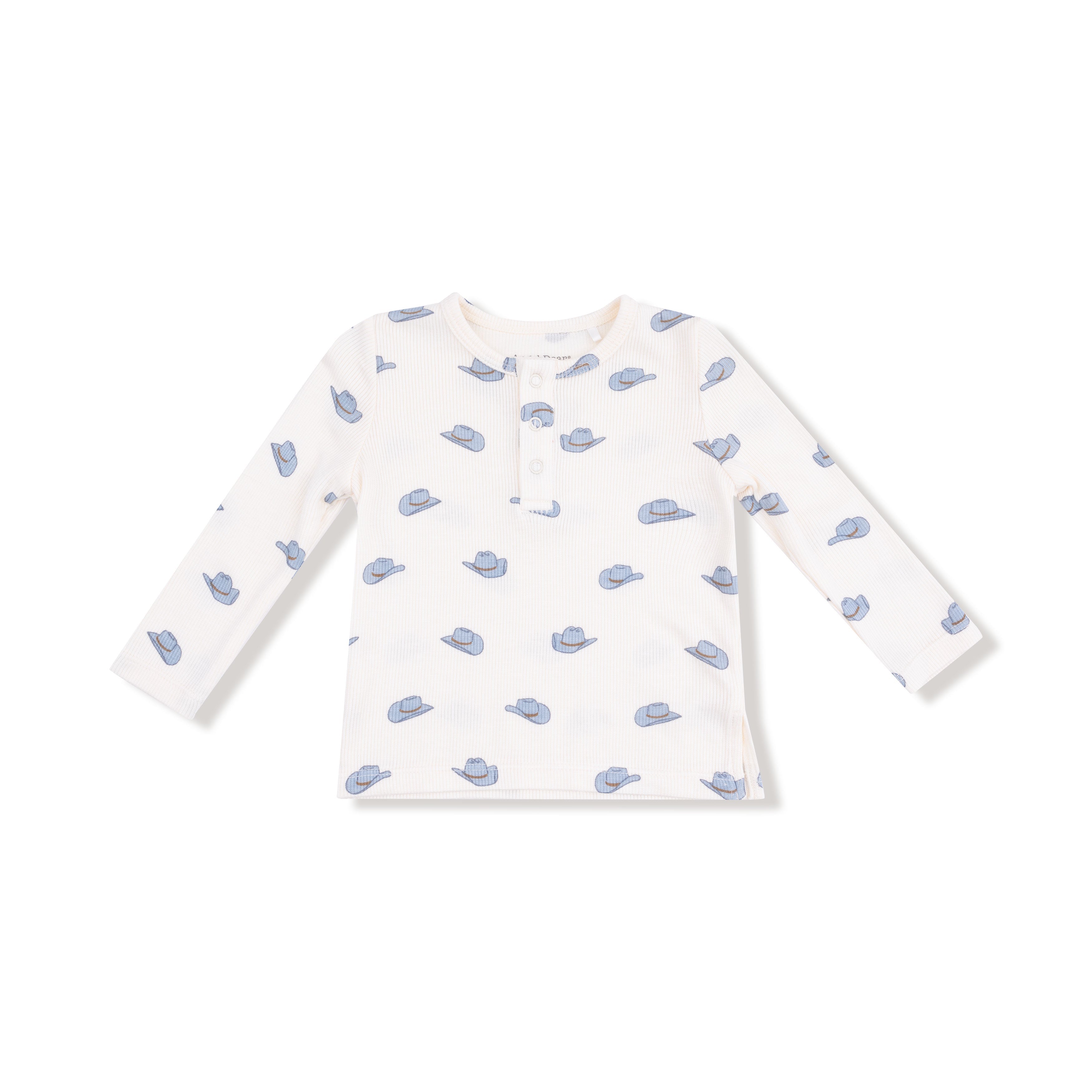 Petite Cowboy Hats - Long Sleeve Henley