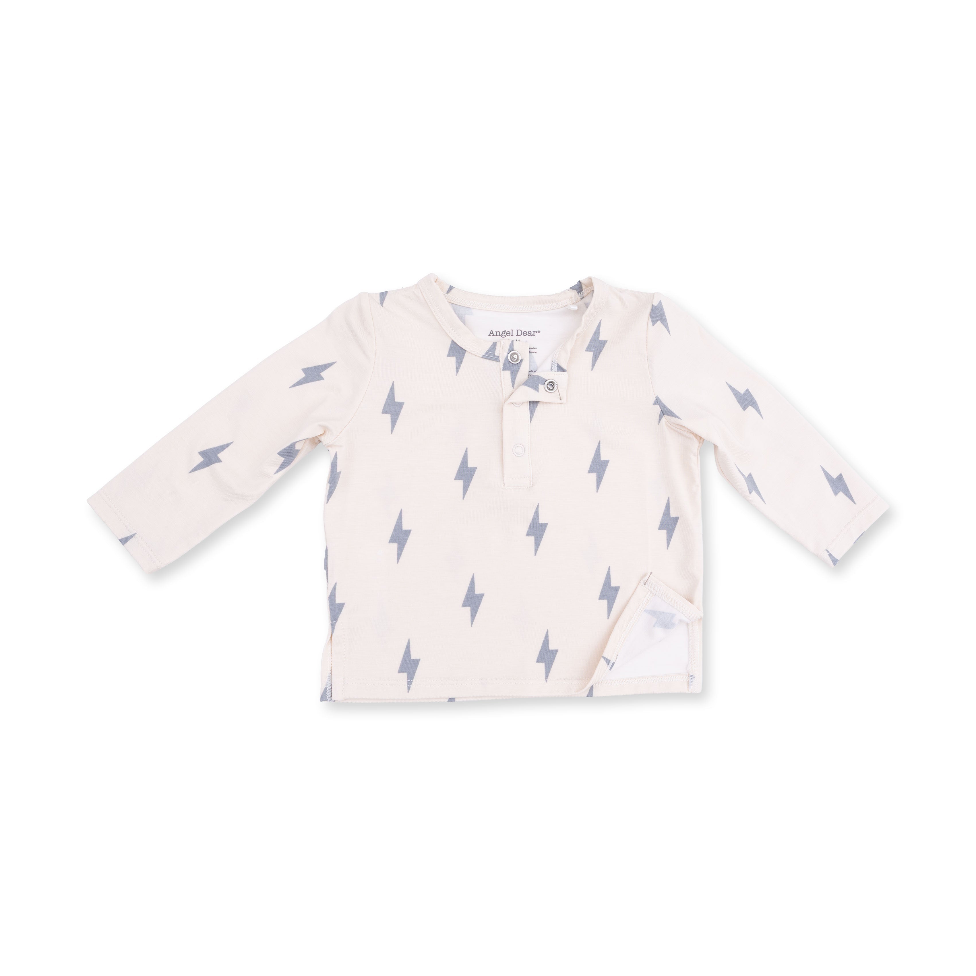 Lightning Bolt Viscose - Long Sleeve Henley and Jogger