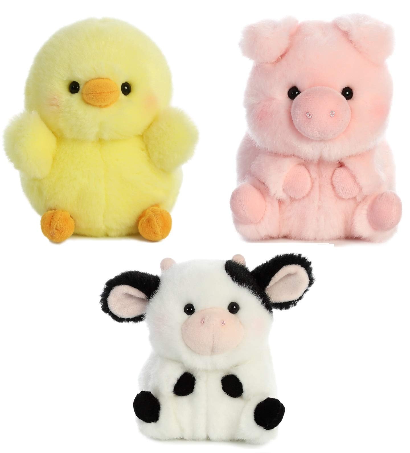 World Pig, Cow and Chicken Stuffed Animal Plush Toy | Farm Animals Theme