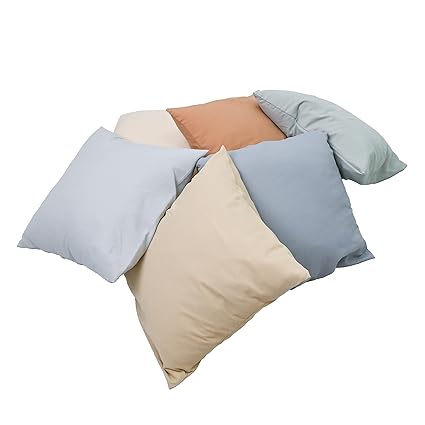 12" Cozy Pillow Set of 6, Flexible Seating for Preschools, Daycares