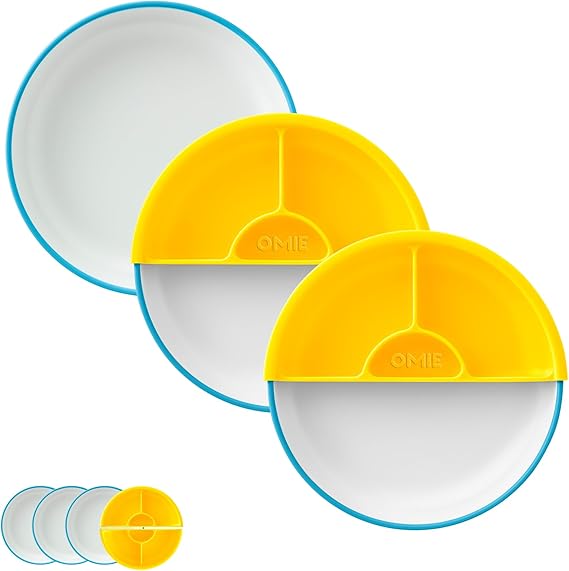 Scoop Plates for Kids | Unique Design Helps Food Fall