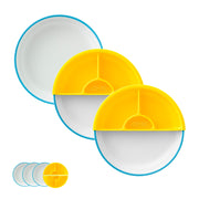 Scoop Plates for Kids | Unique Design Helps Food Fall