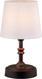Gold LED Cordless Table Lamp Rechargeable-6000mAh Battery Operated