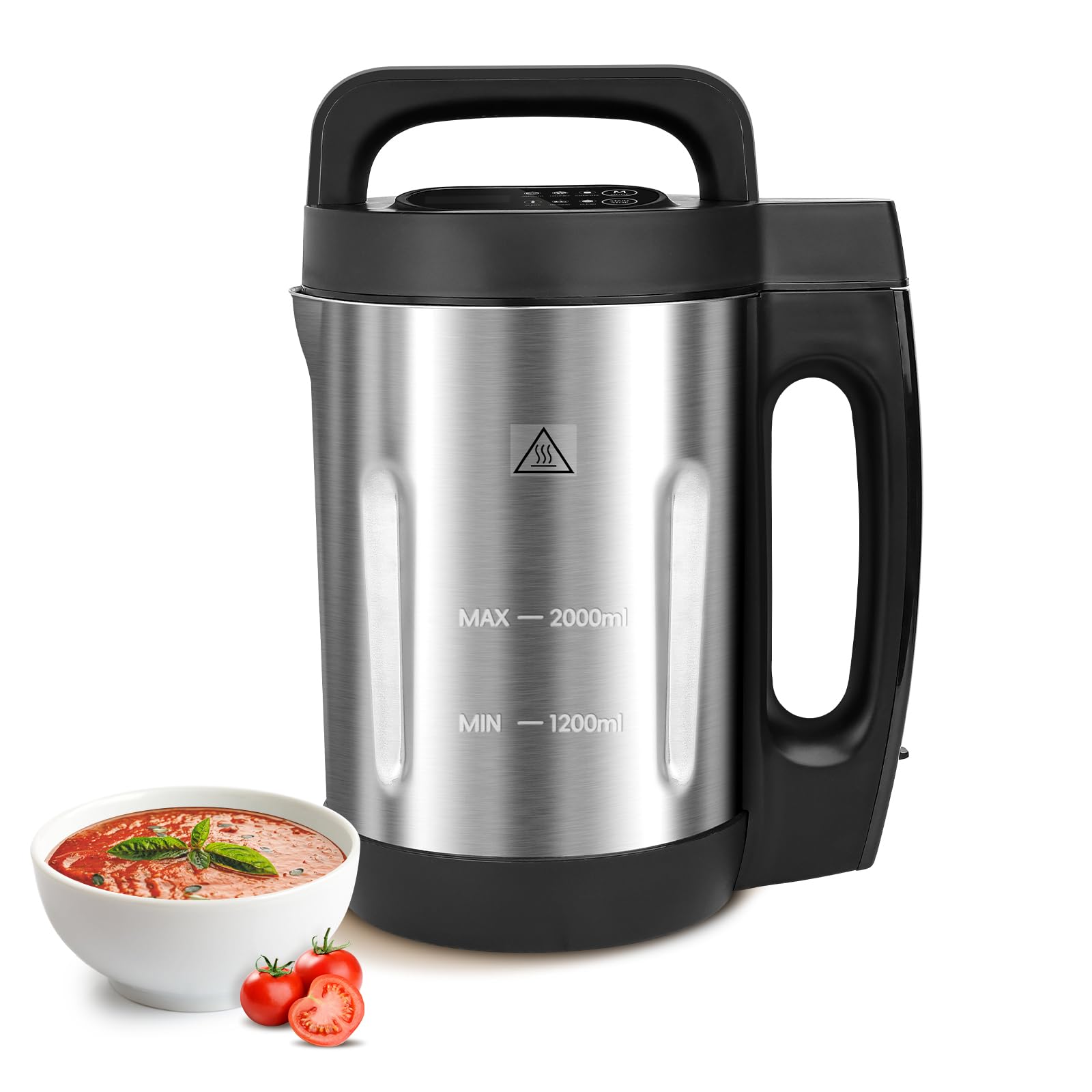 Makes 4-6 Servings, Soup Maker Machine with 6 Preset Programs