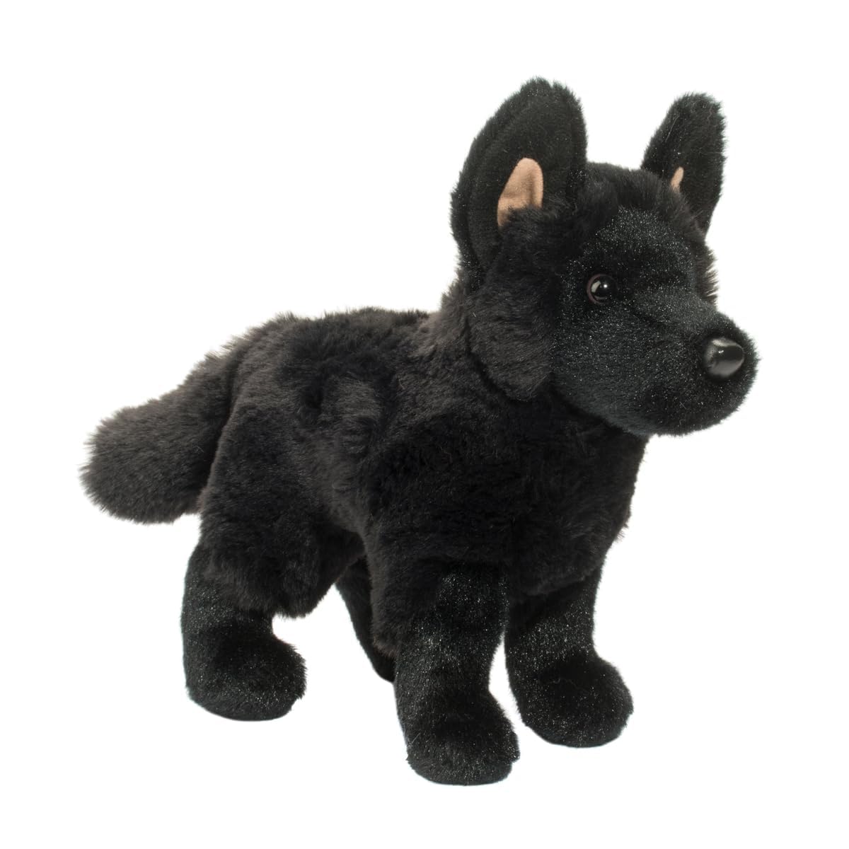 Harko Black German Shepherd Dog Plush Stuffed Animal