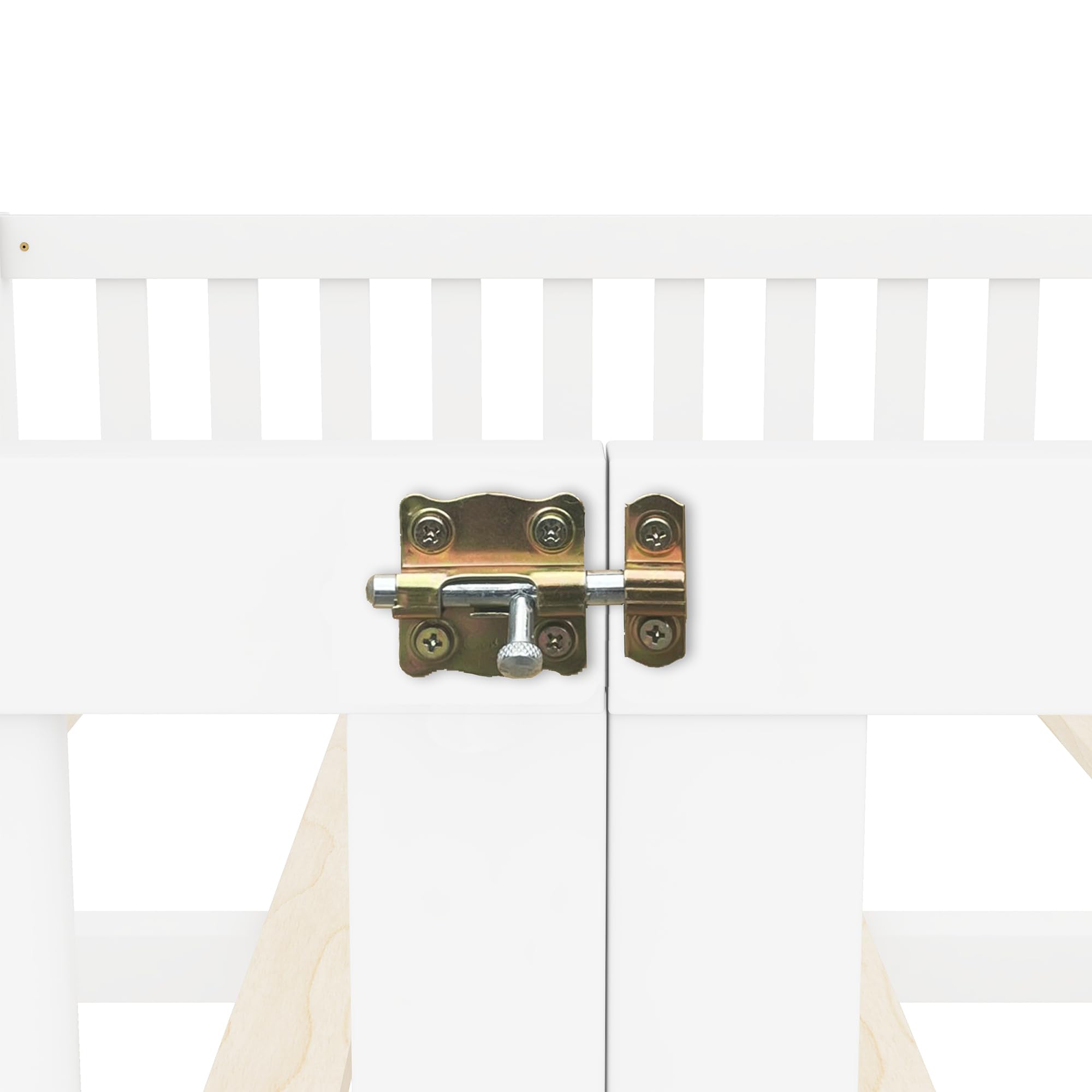 Queen Size Floor Bed for Kids with Door and Slats