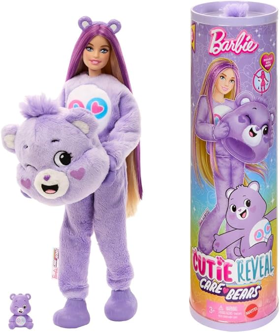 Cutie Reveal Doll & Accessories, Care Bears Series, Fashion Doll