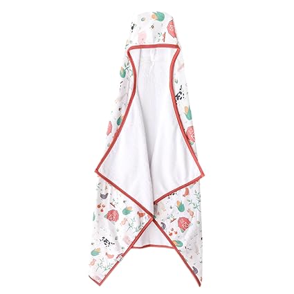 Hooded Bath Towels Premium Knit/Terry Cloth Toddler Towels