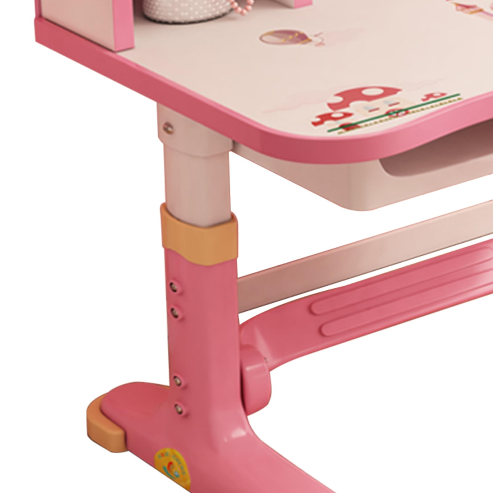 Kids Adjustable Study Desk & Chair Set with Storage