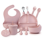 Baby Feeding Set, 13PCS Silicone Baby Self Feeding Set