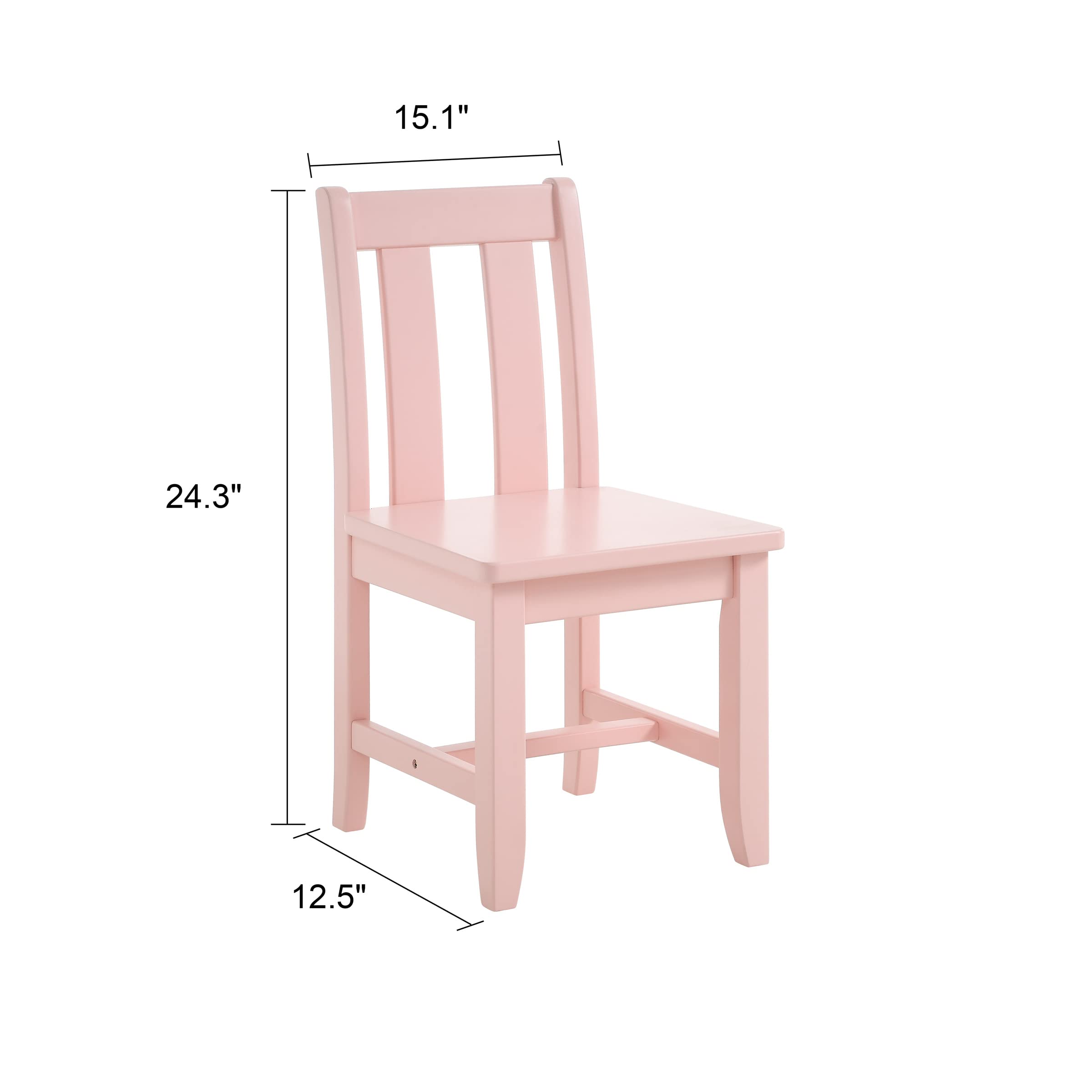 Kids Wooden Activity Chairs Set of 2