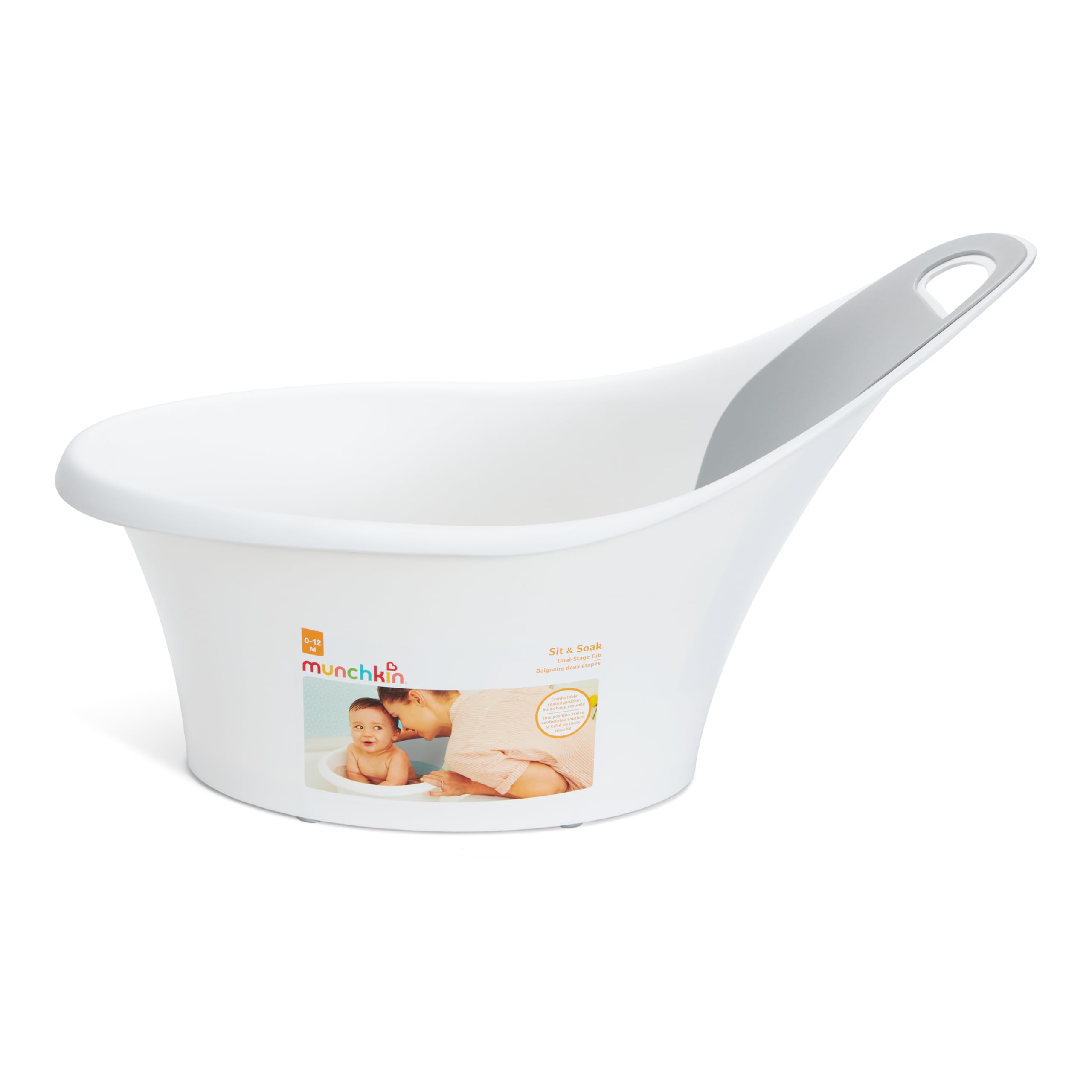 Sit & Soak™ Baby Bath Tub, 0-12 Months, White, 25 x 16.25 x 15 Inch
