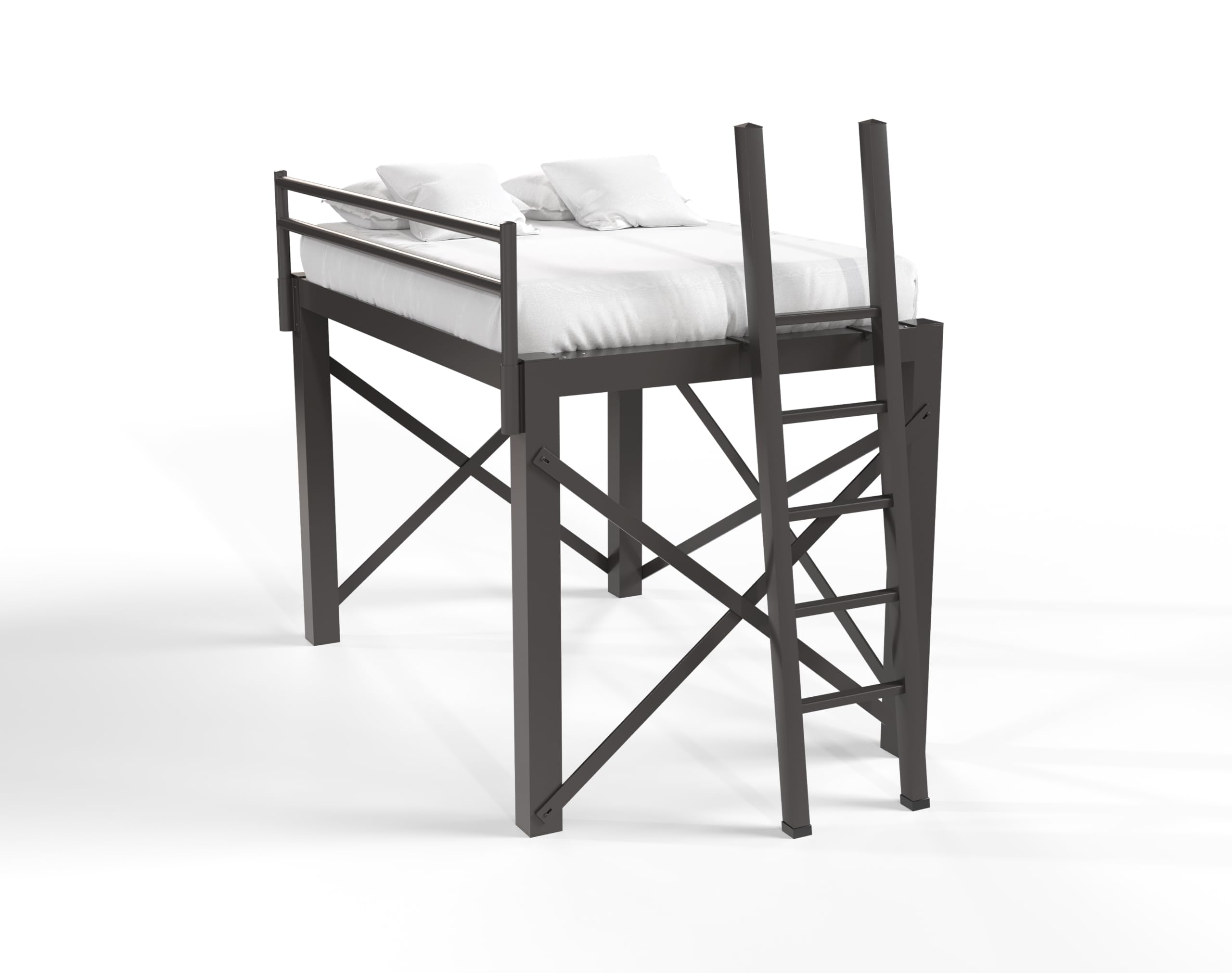 Queen Size Heavy Duty Adult Loft Bed