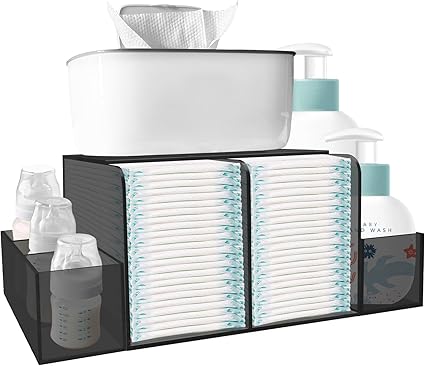 Diaper Caddy, Baby Changing Table Organizer