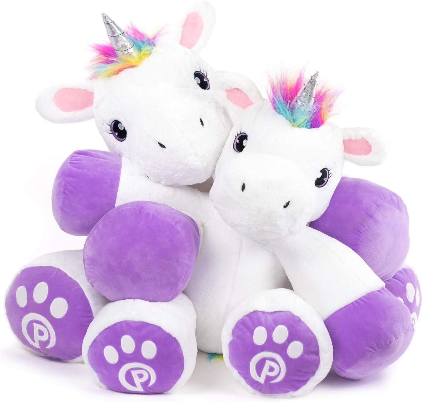 Plushible Poppy The Unicorn Stuffed Animal, 44" Plush Unicorn Toy for Girls & Boys