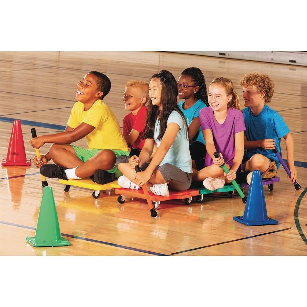 16" Scooters. Set of 6 Different Colored Scooters with Smooth Rolling