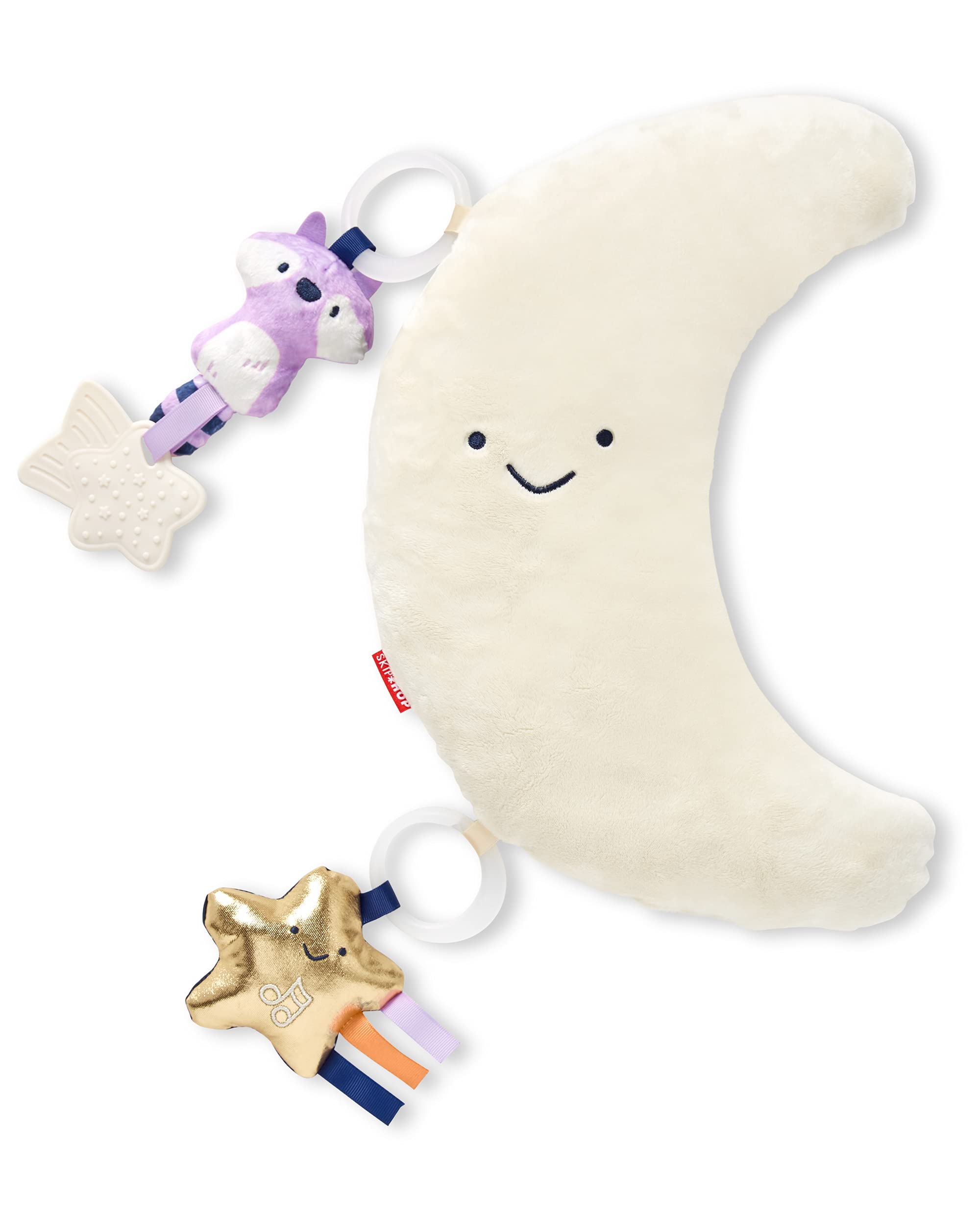 Tummy Time Mat, 3-in-1 Activity Baby Play Gym, Age 0+, Celestial Dreams, Grey