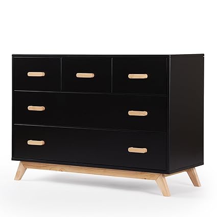 5-Drawer Dresser for Nursery and Bedroom - Modern Design