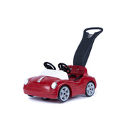 Side-by-Side Push Around Roadster, Kids Push Car, 2 Seat Ride On Car